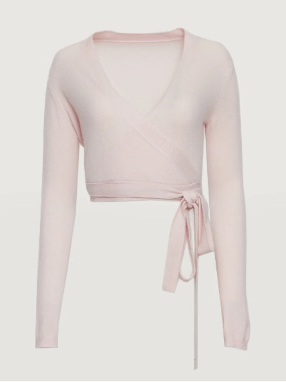 CARBON38 Cashmere Wrap Sweater in Rosewater - Picture 6 of 10